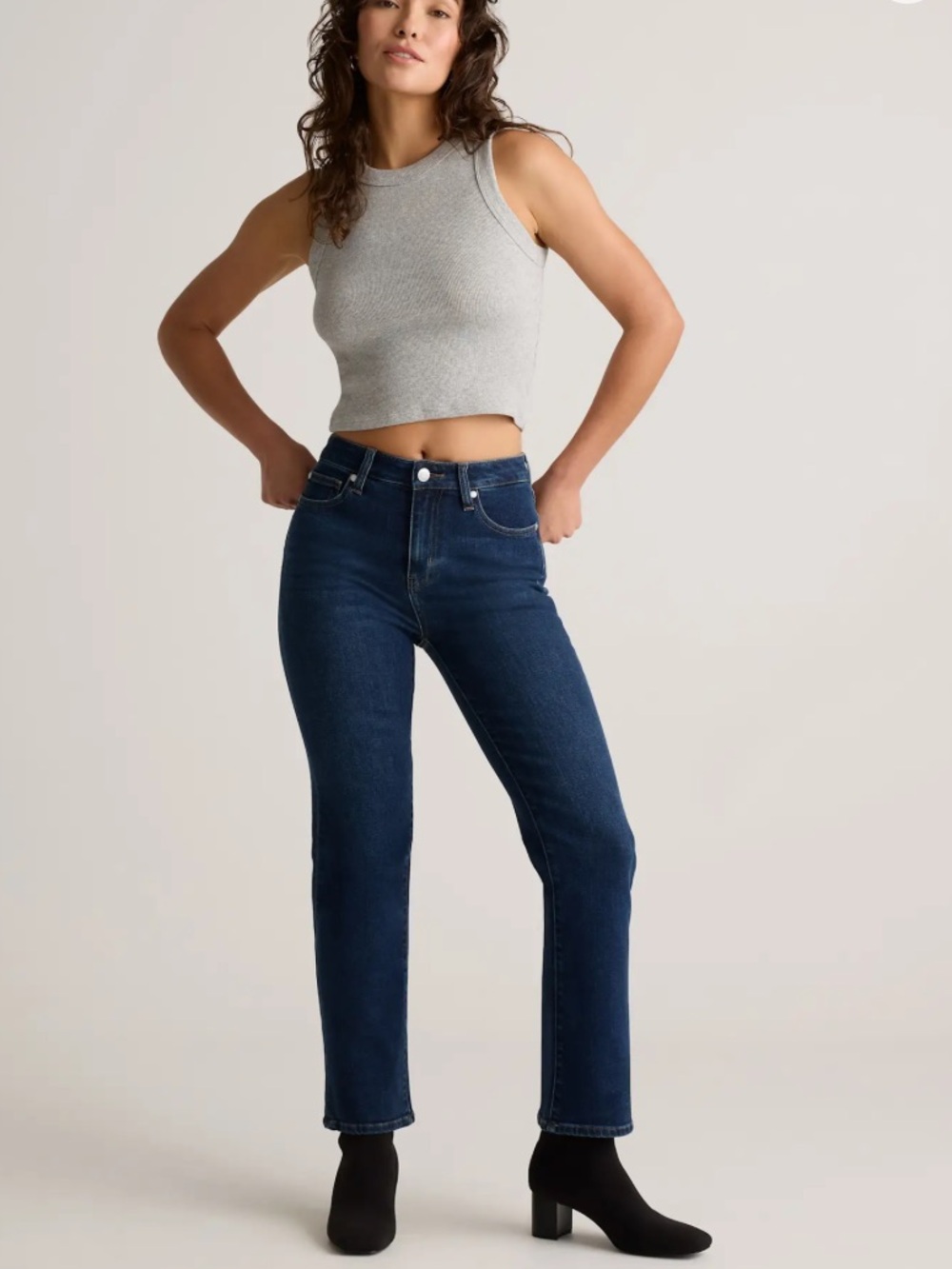 Quince Bella Stretch Straight Jeans 26